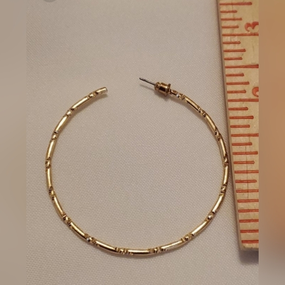 Unregulated - Gold Hoop♥ Earrings - Picture 4 of 6